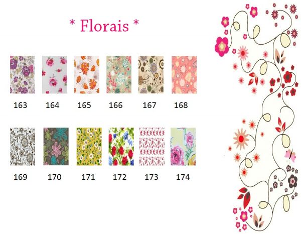Adesivos de unhas - Florais